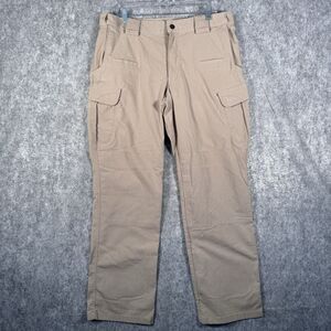 5.11 Tactical Stryke Pants Mens 36x32 Measured 36x31 Beige Ripstop Cargo Pants